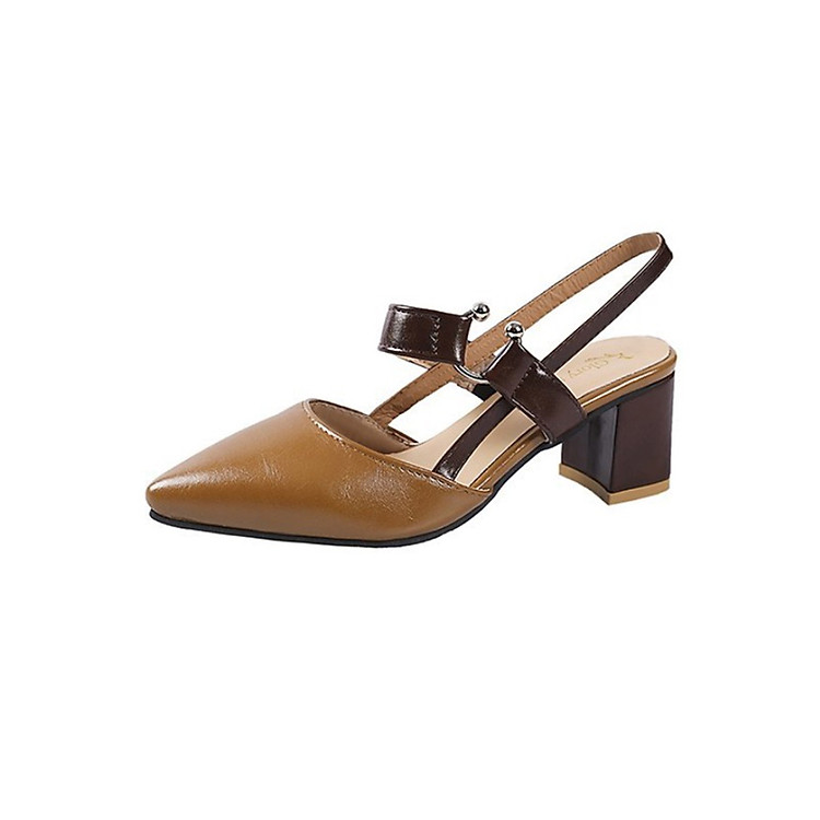 Giày cao gót nữ gót vuông GCG02