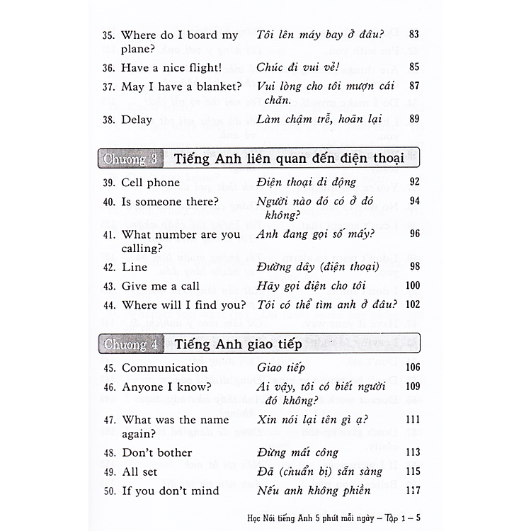Học Nói Tiếng Anh 5 Phút Mỗi Ngày - Tập 1 - Ảnh 4