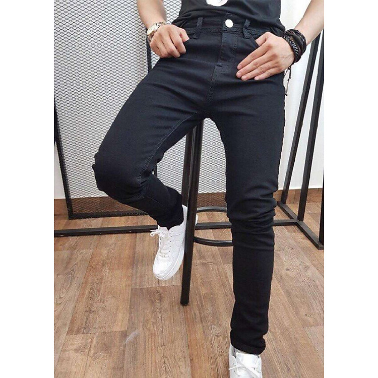 Quần jean Nam đen