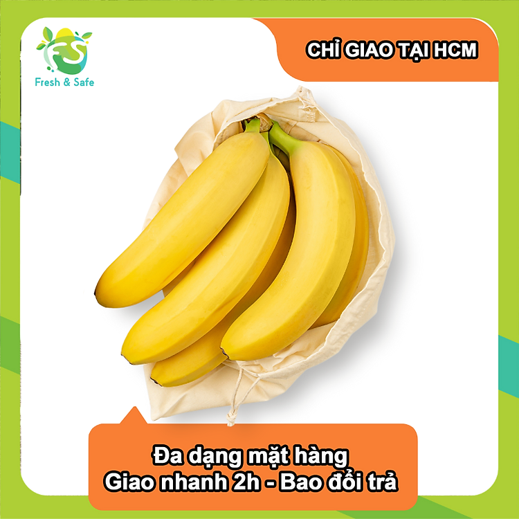 [CHỈ GIAO HCM] Chuối Laba Đà Lạt - 500g / 1kg