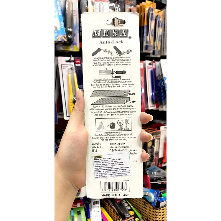Dao Rọc Giấy Mesa AL-22P - Ảnh 3