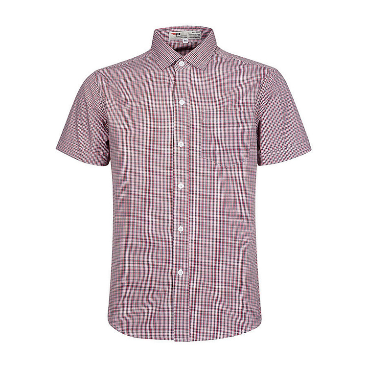 Áo Sơ Mi Nam Ngắn Tay Sọc Caro Regular basic chuẩn cao cấp Pigofashion SMCR18 CHỌN MÀU