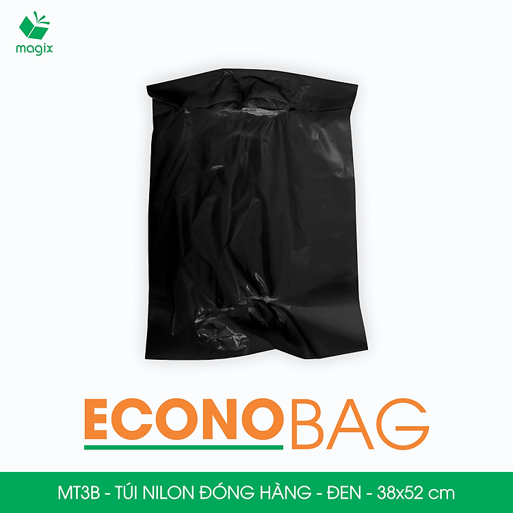 Túi Nilon MT3B (38x52 cm - 300 túi) - Đen - Ảnh 6