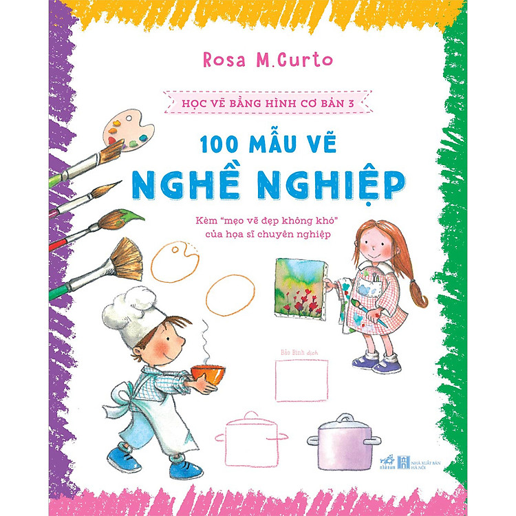 Học Vẽ Bằng Hình Cơ Bản 3 – 100 Mẫu Vẽ Nghề Nghiệp