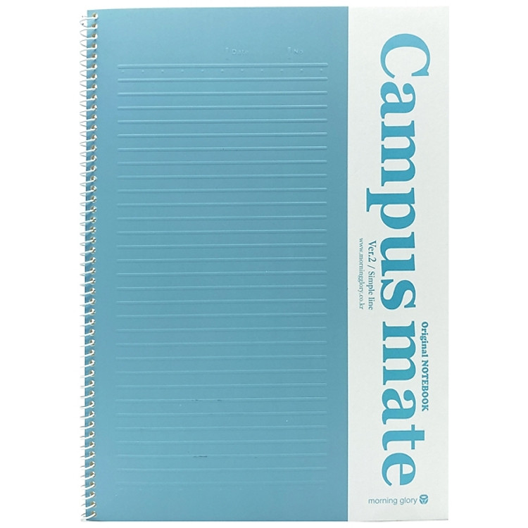 Sổ Lò Xo Morning Glory Campus Mate 2 16J 82444 - Xanh Nhạt