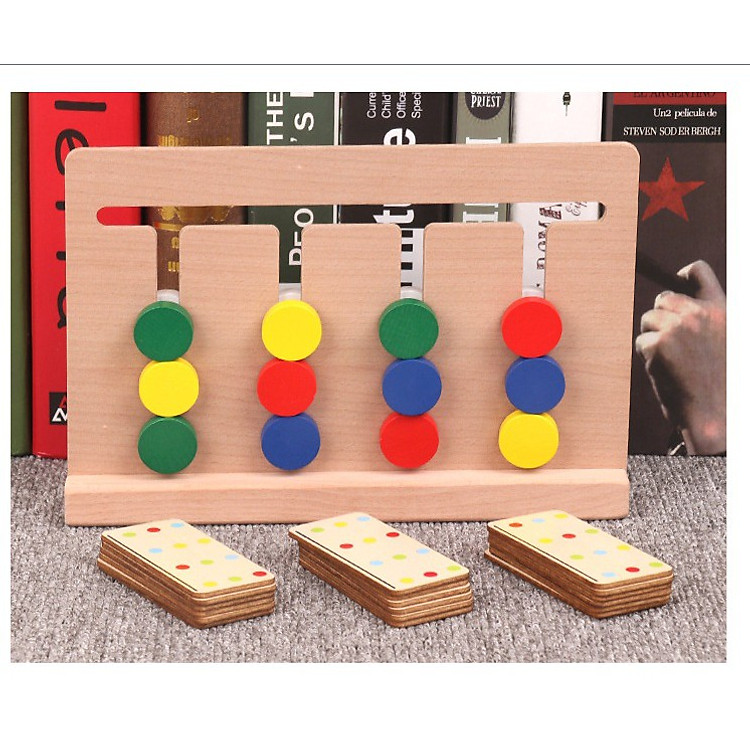 Đồ Chơi Rèn Luyện Trí Tuệ Phát Triển Tư Duy Logic Four color game