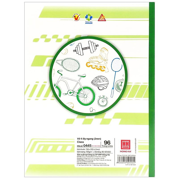 Vở 4 Ly Ngang 96 Trang 100gsm Hồng Hà 0445 - Ảnh 4