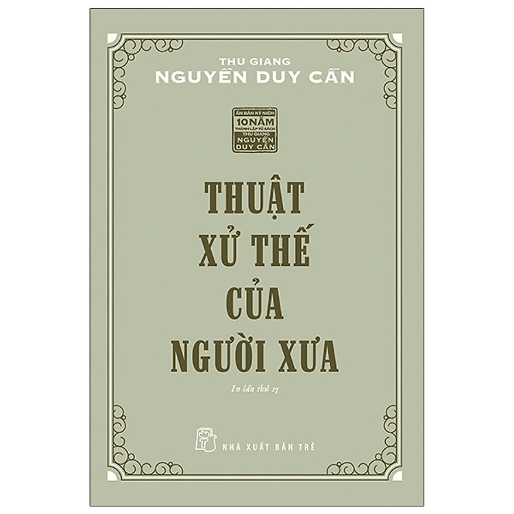 Thuật Xử Thế Của Người Xưa