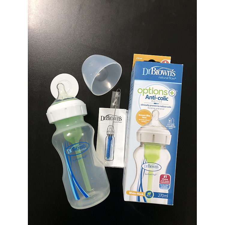 Bình sữa Dr.Brown's 270ml cổ rộng Tiết kiệm - Hình ảnh 5