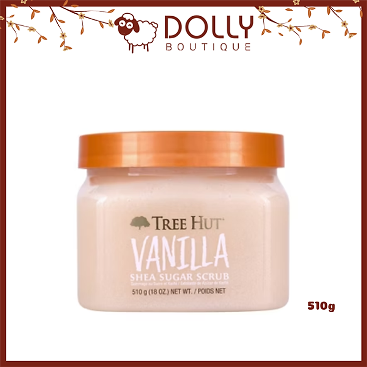 Tẩy Tế Bào Chết Body Tree Hut Shea Sugar Scrub Vanilla 510g