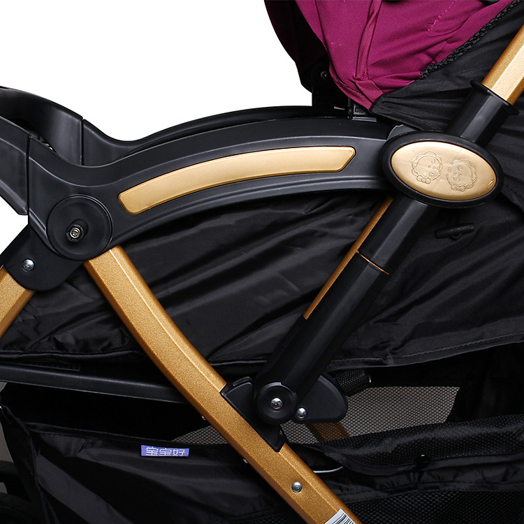 Xe Đẩy Trẻ Em Baobaohao C8-112 Tím Chính hãng Ưu đãi - Hình ảnh 2