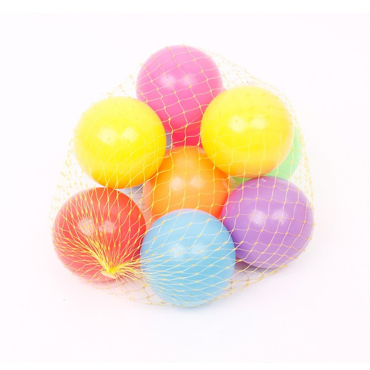 Túi bóng tròn năng động 30 quả bóng loại lớn Sato cho bé Bibebo