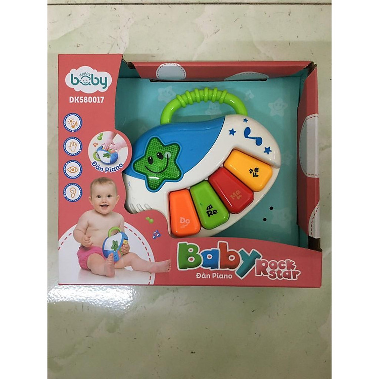 Đàn Piano Baby Rock Star Duka DK580017 Chính hãng Tiết kiệm - Hình ảnh 3