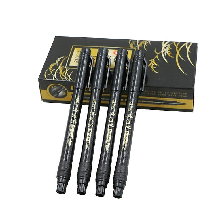 Bộ Bút Dạ Lông Viết Thư Pháp Baoke S20 (12 cái)