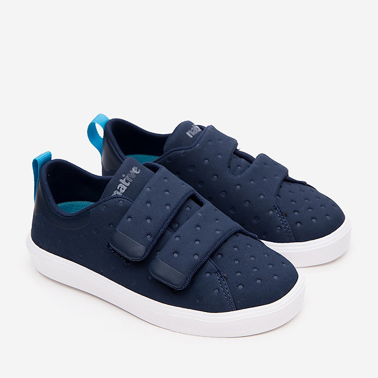 Giày Sneakers Trẻ Em Native C MONACO VELCRO CHILD (231044004201) REGATTA BLUE/ SHELL WHITE