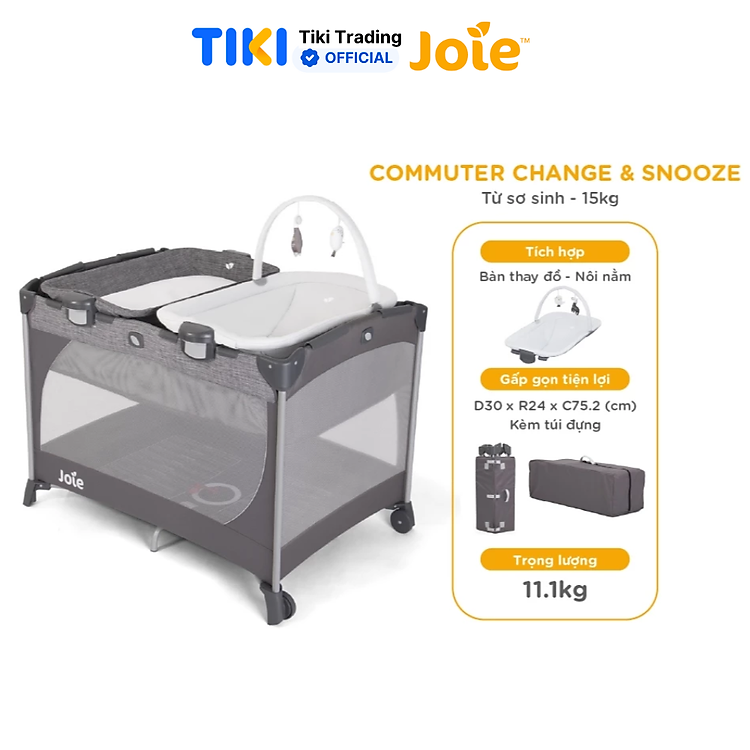 Tham Khảo tại ConCung: Giường cũi trẻ em Joie Commuter , nhận ngay nhiều Ưu đãi