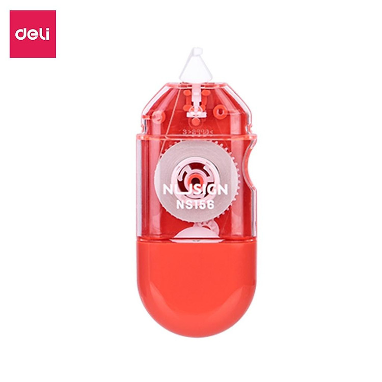 Bút Xóa Băng Kéo Deli 6M (Đỏ) - Ảnh 2