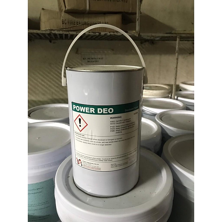 Viên khử trùng khử mùi bồn cầu nam Power Deo thùng 5kg Klenco Singapore
