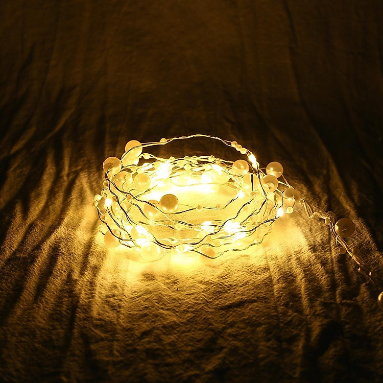 LED Fairy Lights Pearl LED String Lights Holiday Party Decorative Lights