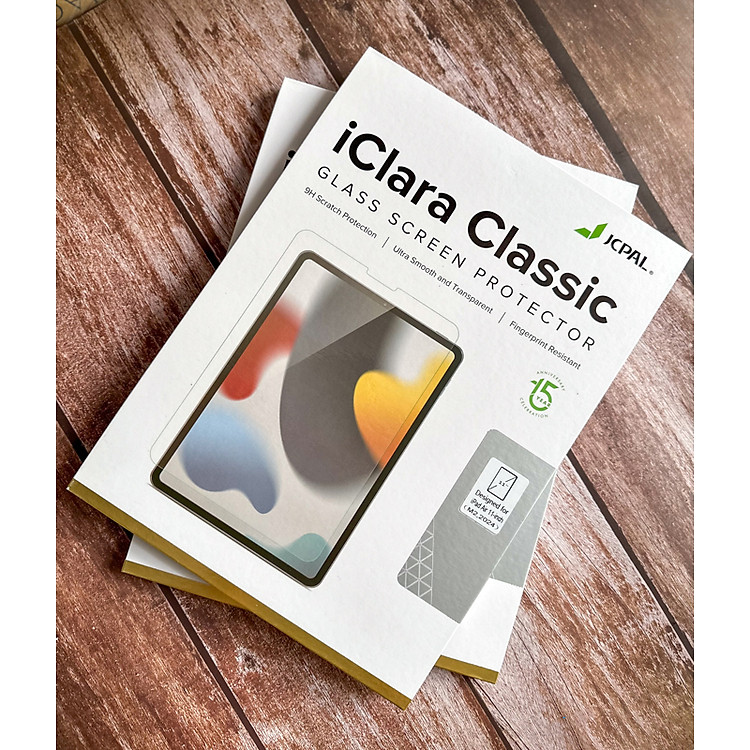 Dán cường lực dành cho iPad Pro 11" M4 2024/Air 11 M4 JCPAL iClara 9H - Hàng Chính Hãng