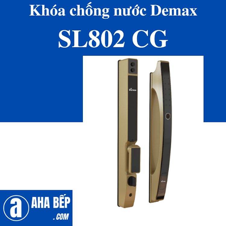 Khóa cửa chống nước Demax SL802 CG. Hàng Chính Hãng