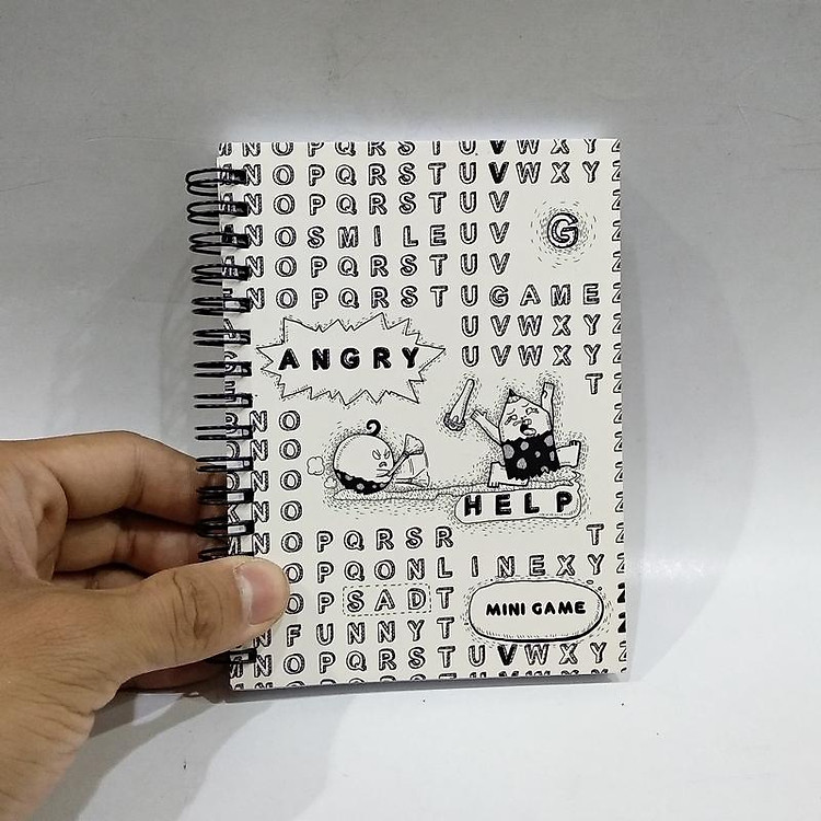 Sổ Lò Xo Khai Trí Mini Game - Size S - Màu Trắng - Ảnh 6