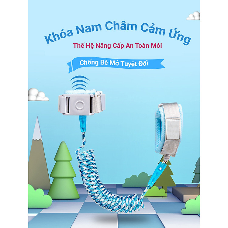 Dây Đai Đeo Tay Chống Lạc KUNBE 2.5M Chính hãng Tiết kiệm - Hình ảnh 5