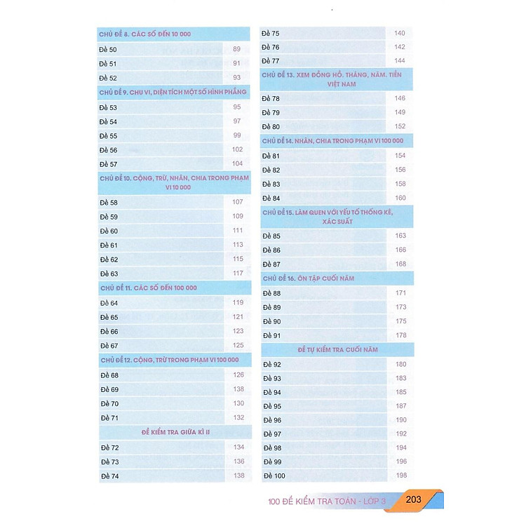 100 Đề Kiểm Tra Toán 3 - Ảnh 5