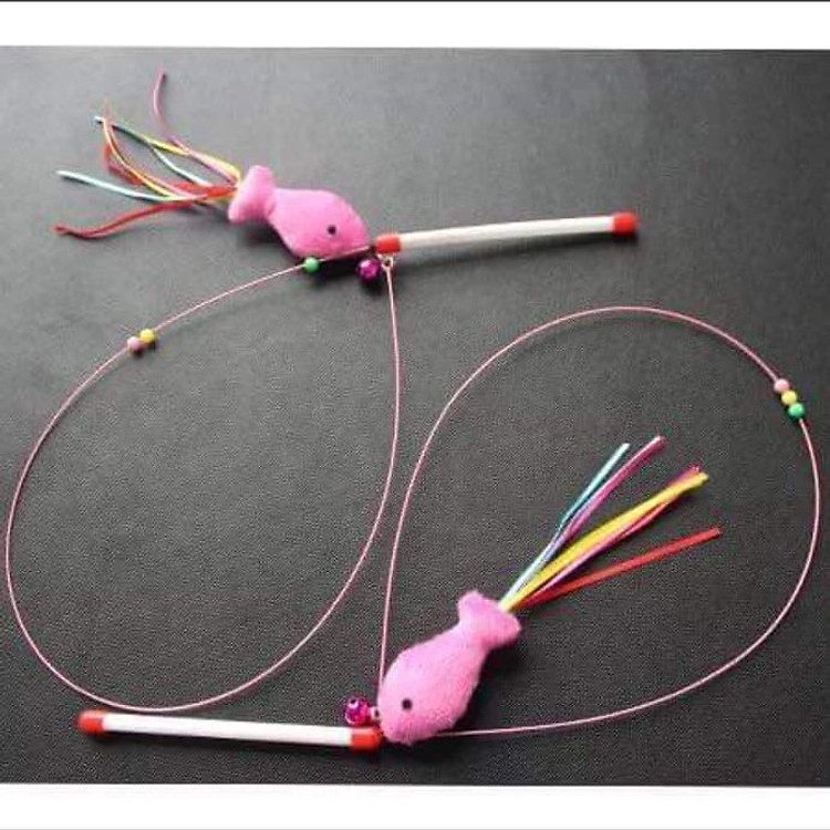 Đồ chơi cần câu cá cho mèo