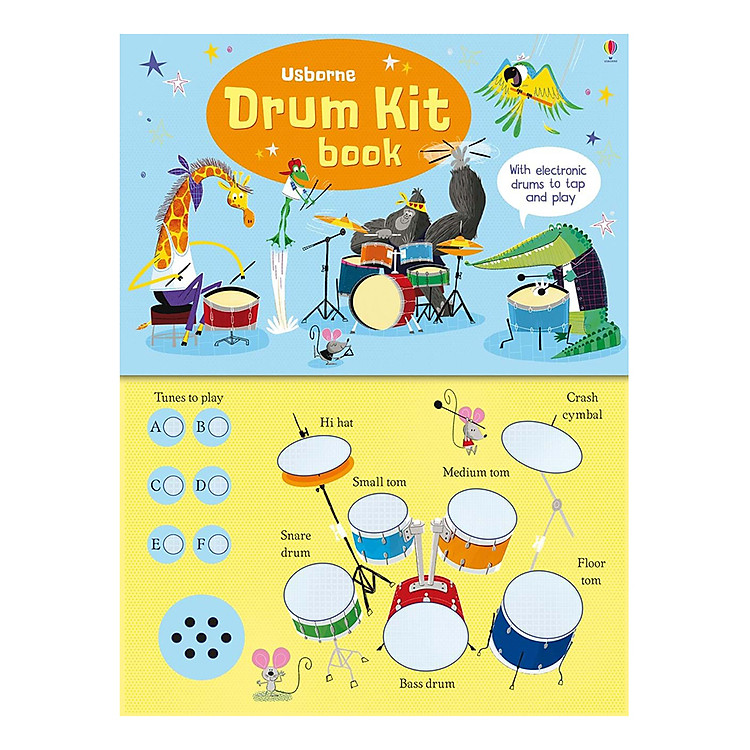 Sách Usborne Drum Kit Book