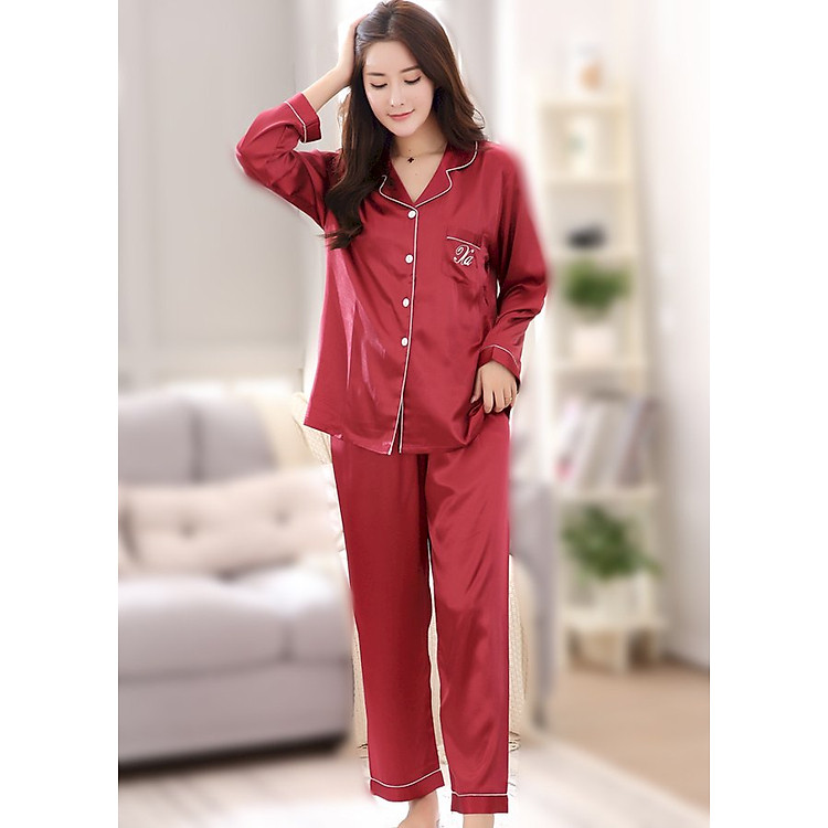 Đồ bộ mặc nhà Nữ chất liệu mềm mại thoải mái sang chảnh-00206