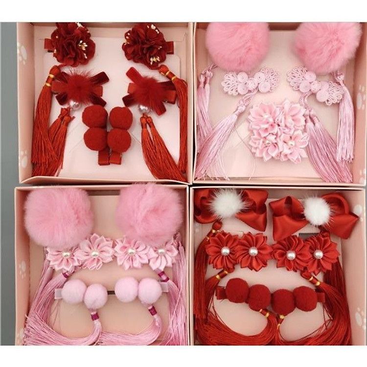 KẸP TÓC TRUNG HOA CHO BÉ GÁI XINH YÊU (Mẫu mới)