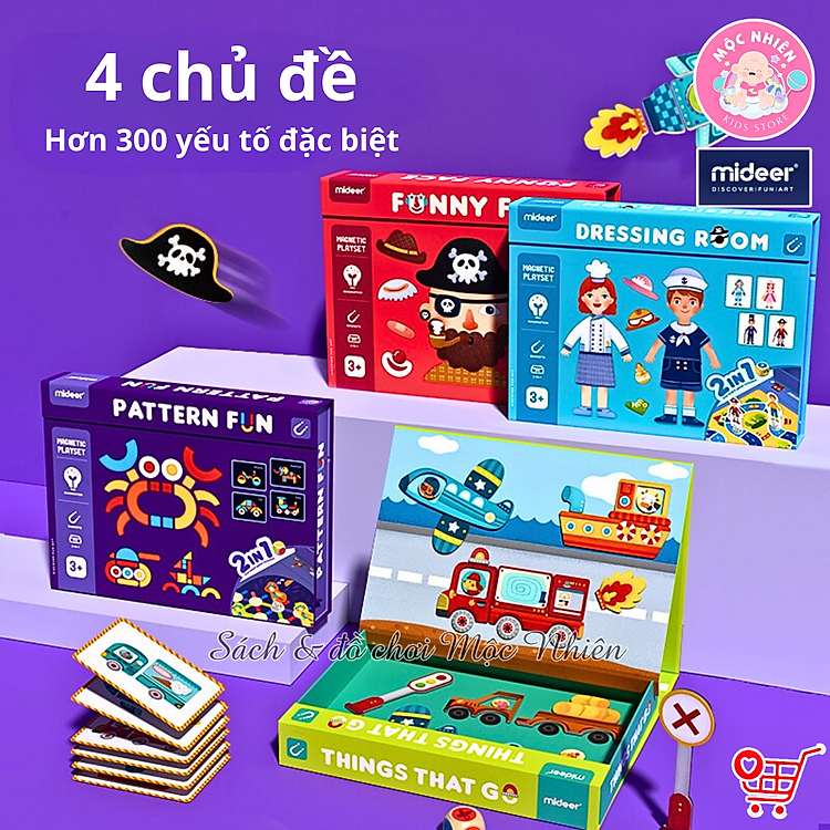 Đồ Chơi Xếp Hình Nam Châm Mideer Chính hãng Giá rẻ - Hình ảnh 3