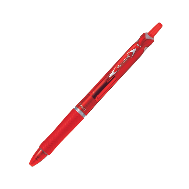 Bút Bi Acroball Mực Đỏ BAB-15F-R-BG