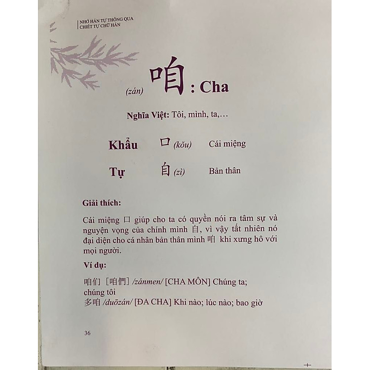 Nhớ Hán Tự Thông Qua Chiết Tự Chữ Hán + DVD Tài Liệu - Ảnh 8