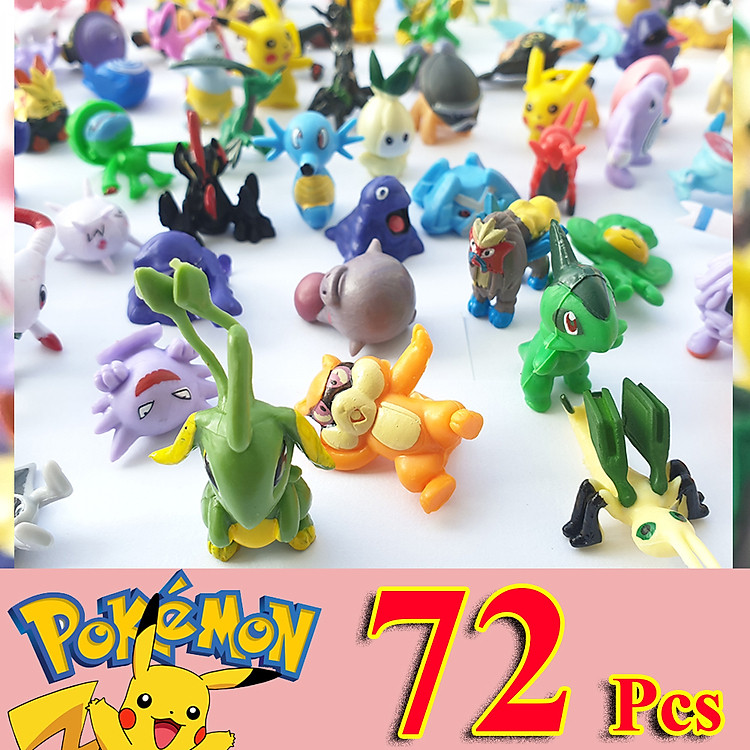 Đồ Chơi Pokemon 72 Nhân Vật (Mẫu Ngẫu Nhiên)