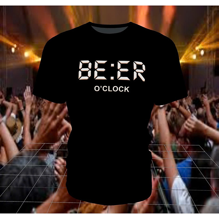 ÁO THUN BEER OCLOCK NAM NỮ SK-ALI