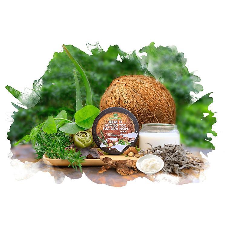 KEM Ủ DƯỠNG TÓC SỮA DỪA NON 200Gr