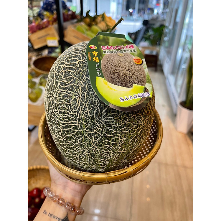 Dưa lưới ichiba ruột xanh | 1.6 - 1.8kg/ Trái