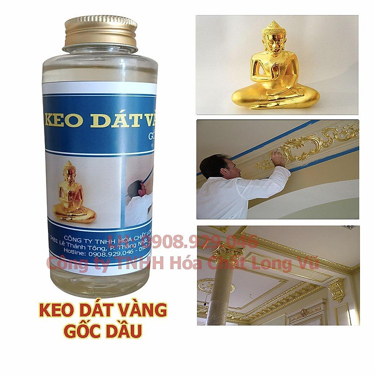 100 ml keo dát vàng gốc dầu siêu đẹp