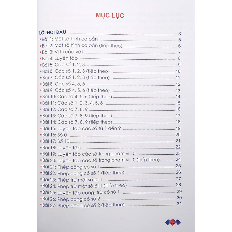 Vở Ô Li Bài Tập Toán Lớp 1 - Tập 1 - Ảnh 6