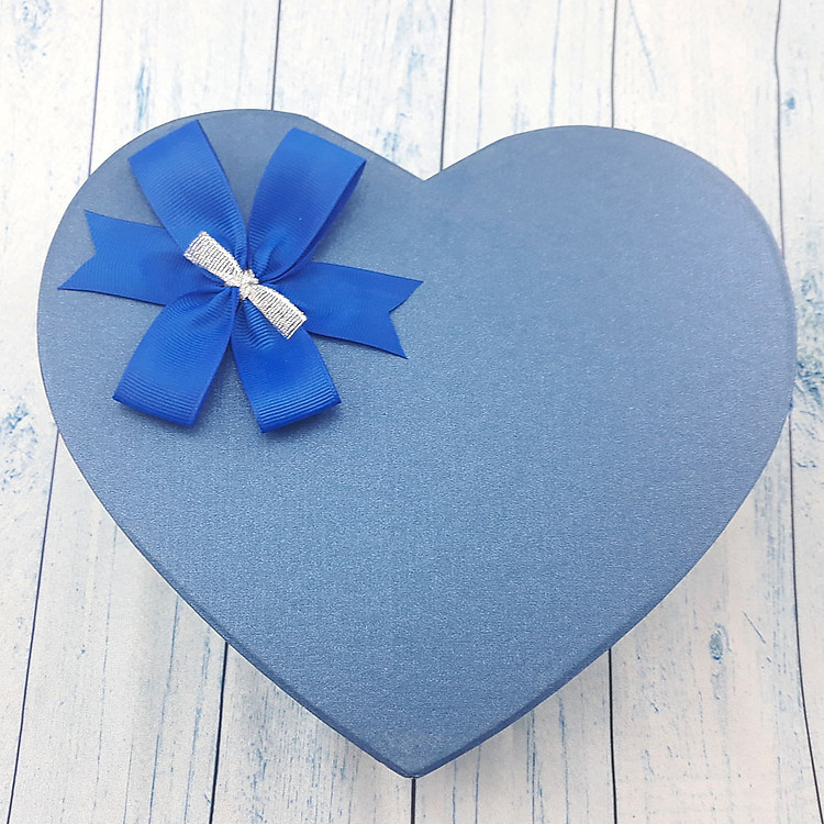 Quà tặng sinh nhật hoa hồng sáp hộp tim 2 gấu màu xanh - Ảnh 4