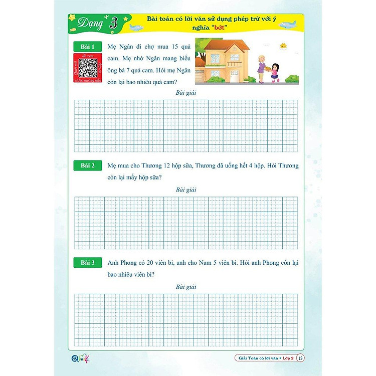 Giải Toán Có Lời Văn Lớp 2 - Chương Trình Mới - Ảnh 7
