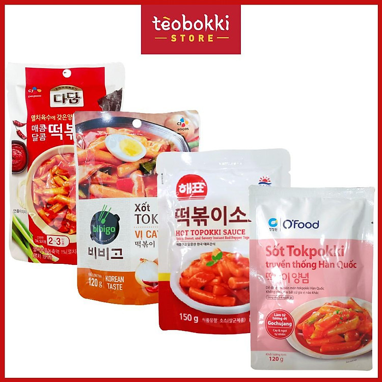 Sốt nấu tokbokki vị truyền thống Hàn Quốc