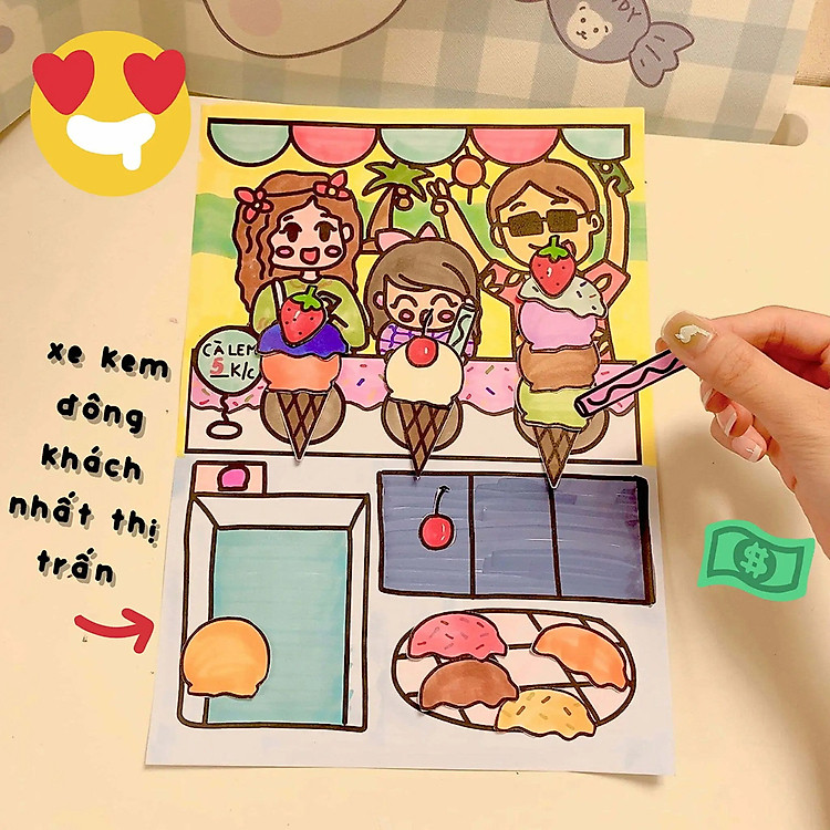 Bộ Tranh Tương Tác Cô Tiên Xanh Chính hãng Tiết kiệm - Hình ảnh 4