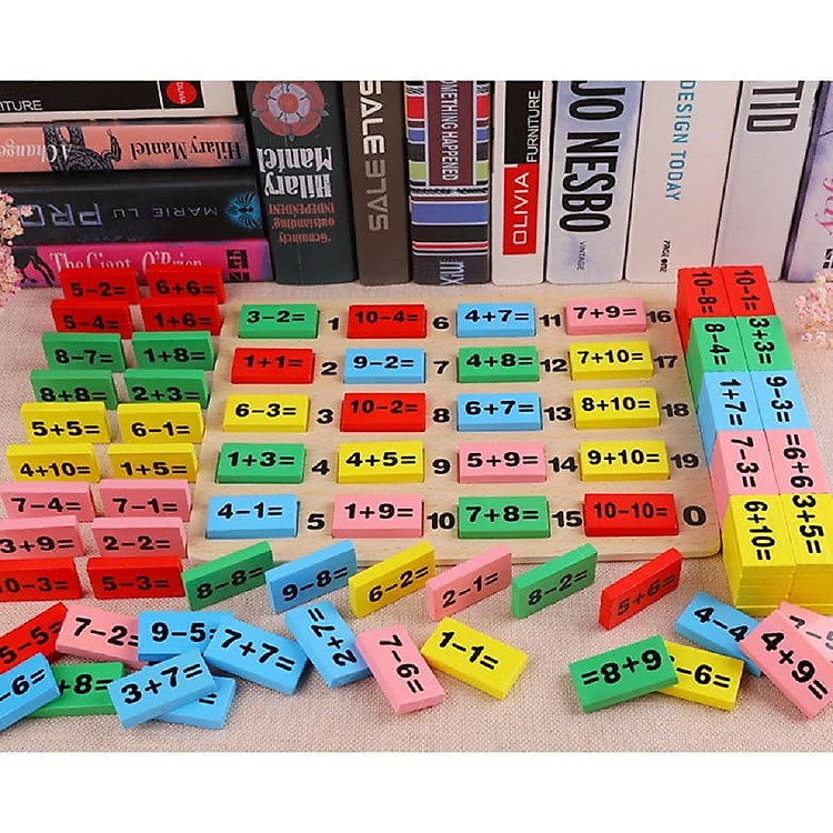 Đồ Chơi Trí Tuệ Domino Toán Học Chính hãng Tiết kiệm - Hình ảnh 5