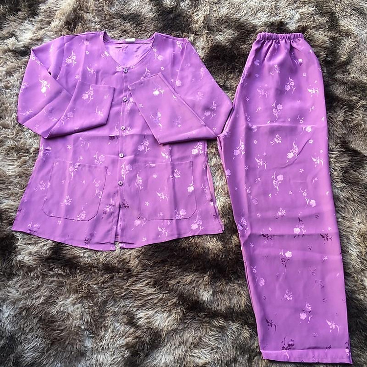 Bộ Bà già túi gấm hoa nổi size 40-60kg