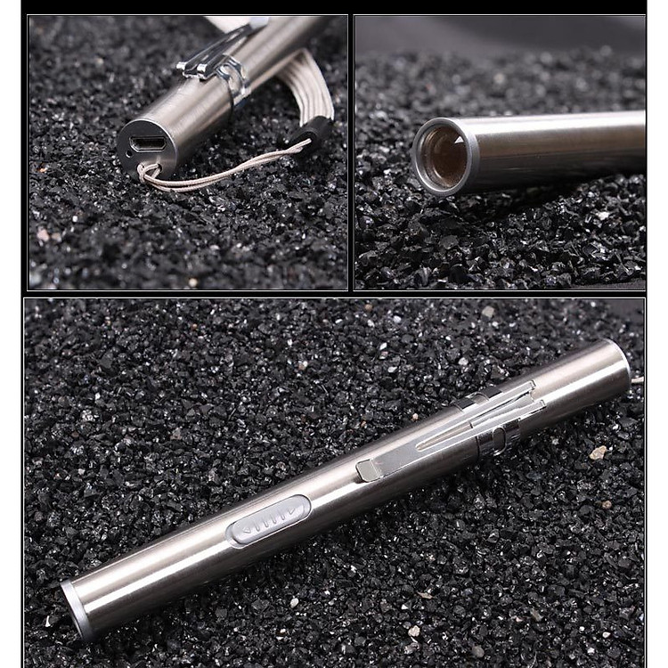 Đèn pin mini chiếu sáng sạc điện tiện lợi
