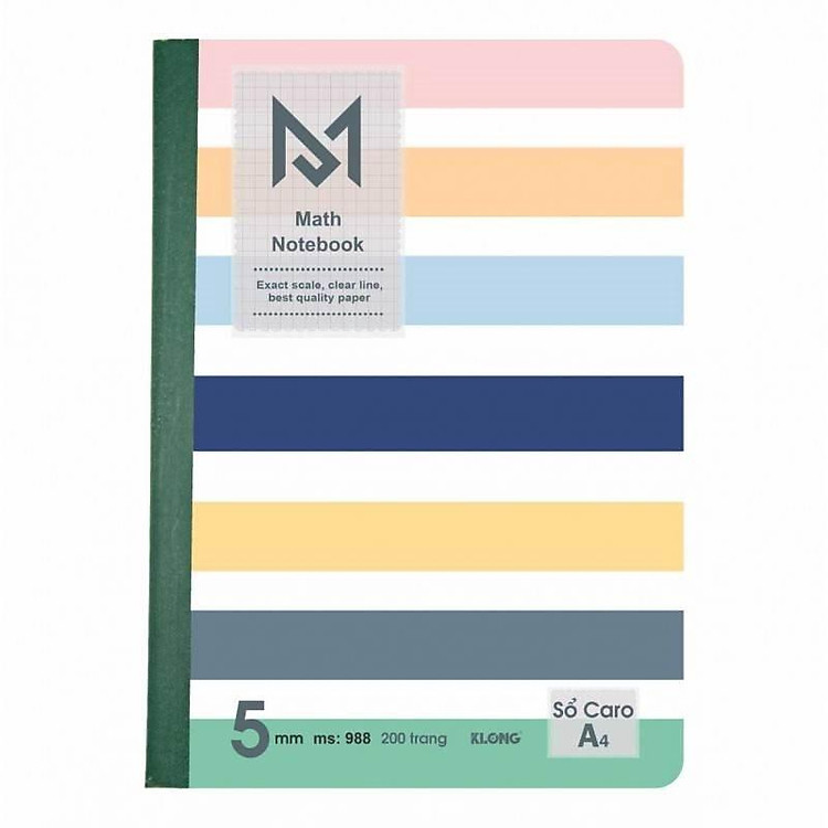 Vở Caro KLONG A4 (200 trang) - Ảnh 2