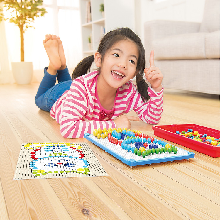 Đồ chơi xếp nút nhựa QUERCETTI 0923 Chính hãng Giá rẻ - Hình ảnh 4